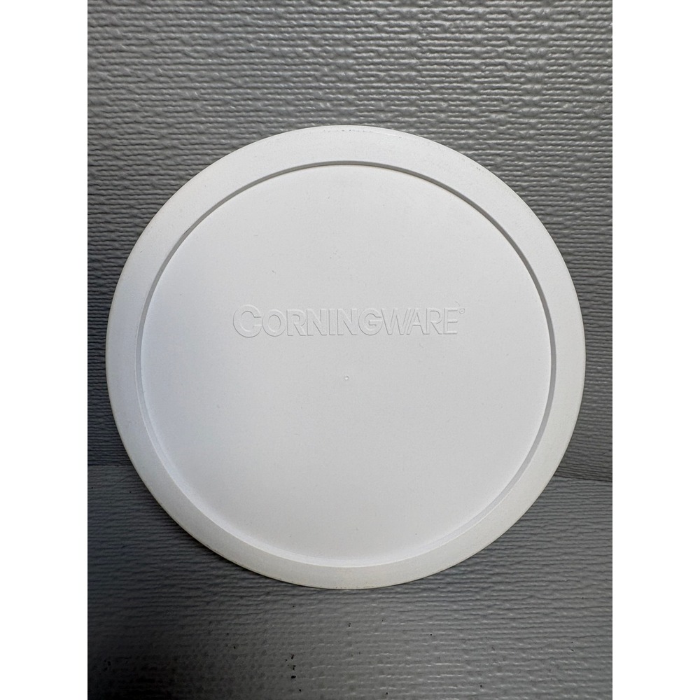 CorningWare French White Plastic Storage Lid F-5-PC Round Replacement Cover